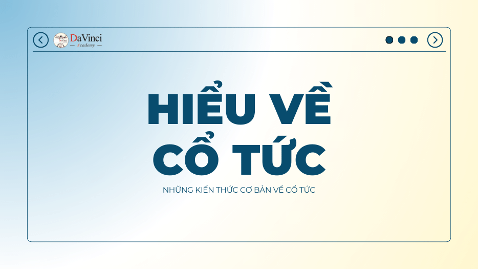 Hiểu về cổ tức