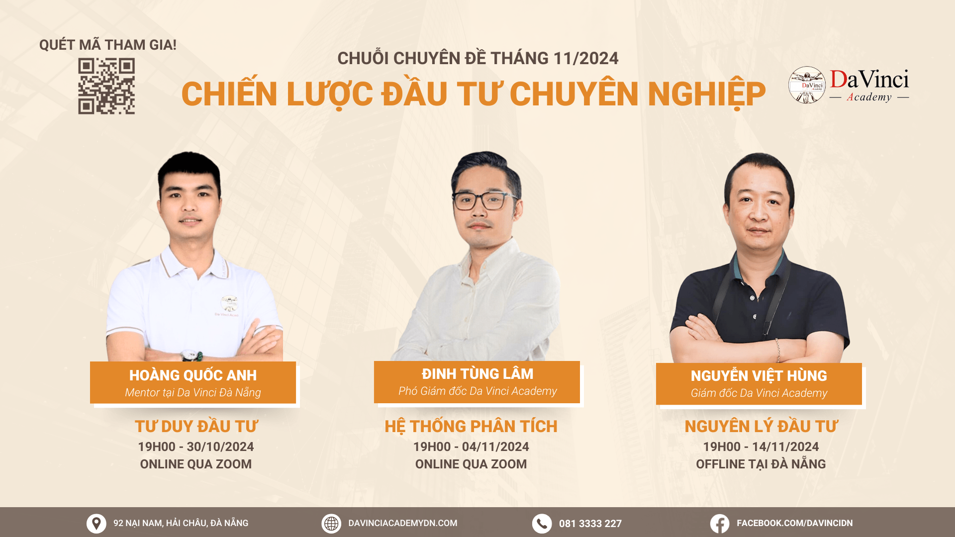 Chuỗi chuyên đề đầu tư tháng 11/2024