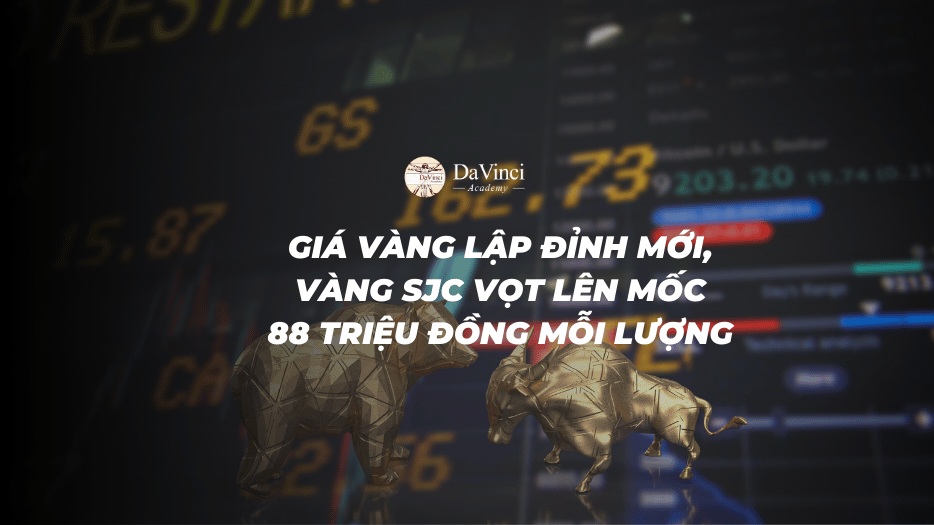 Giá vàng lập đỉnh mới, thương hiệu SJC vọt lên mốc 88 triệu đồng mỗi lượng