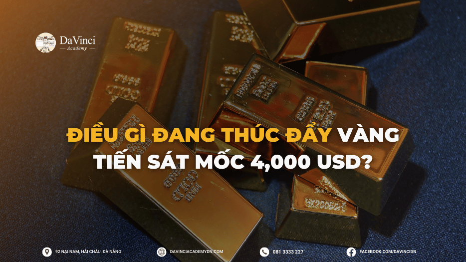 Điều gì đang thúc đẩy vàng tiến sát mốc 4,000 USD?